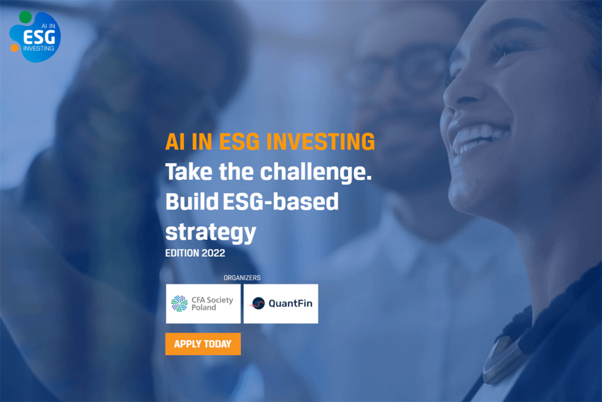 Join the Competion Business Project AI in ESG Investing 2022