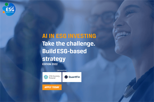 Join the Competion Business Project AI in ESG Investing 2022