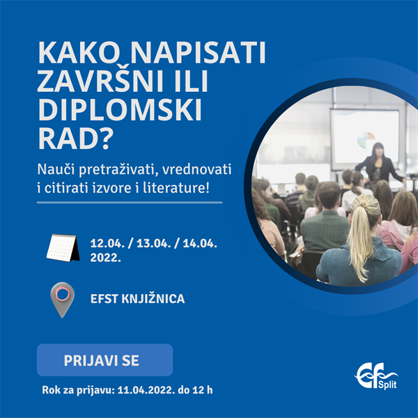 Radionice: Kako napisati završni ili diplomski rad?