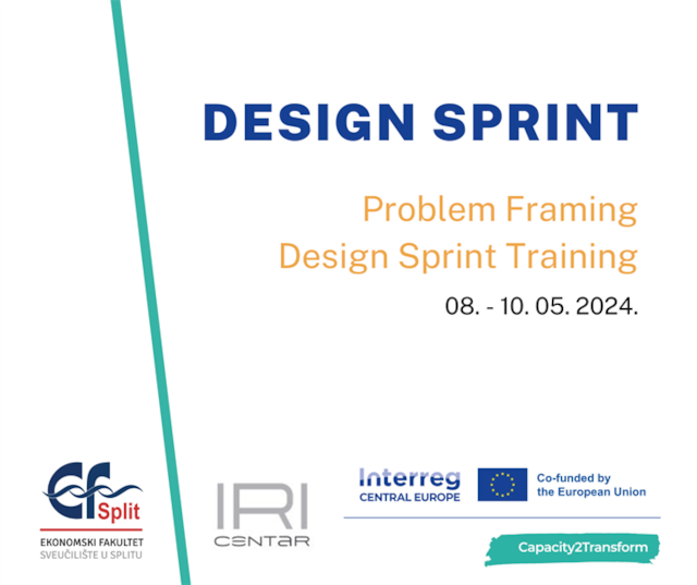 Prijavite se na dvodnevnu edukaciju Design Sprint u sklopu projekta Capacity2Transform!