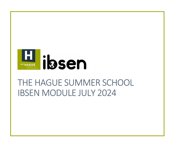 Poziv studentima na THE HAGUE SUMMER SCHOOL IBSEN MODULE