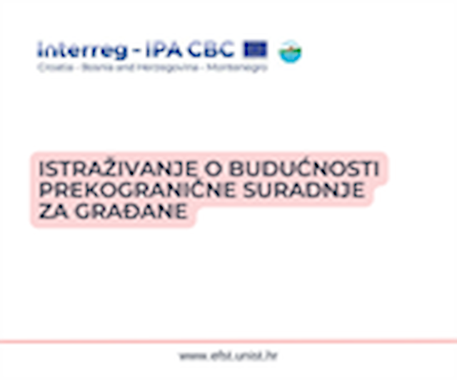 Istraživanje o budućnosti prekogranične suradnje za građane